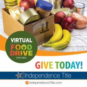 DFW Area Food Drive Graphic