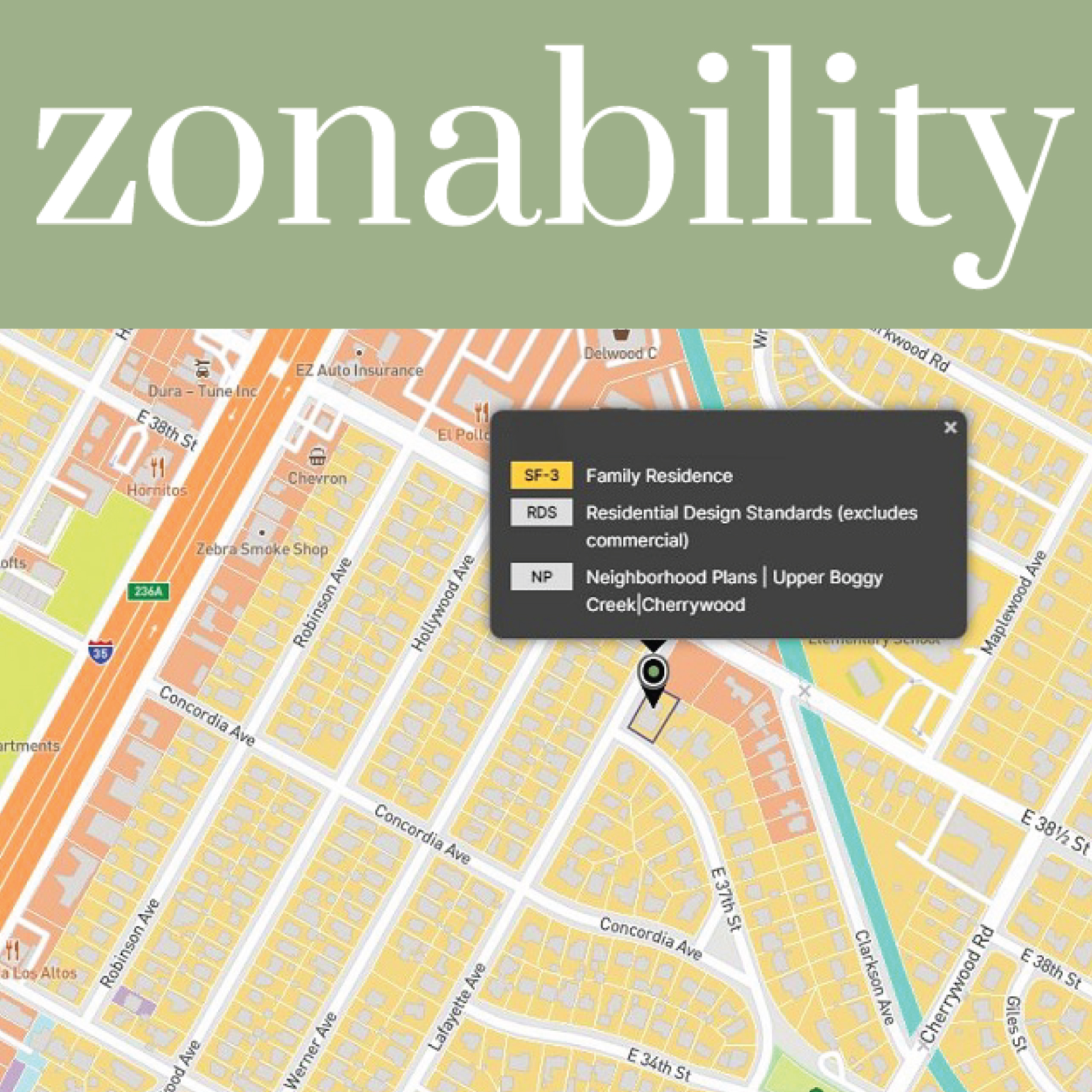 Zonability Data Driven